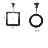 Aquarium Decor: Fish Feeding Ring Aquarium Fish Tank Feeder Floating Fish Food Feeder Fish Food Black - Black Circle