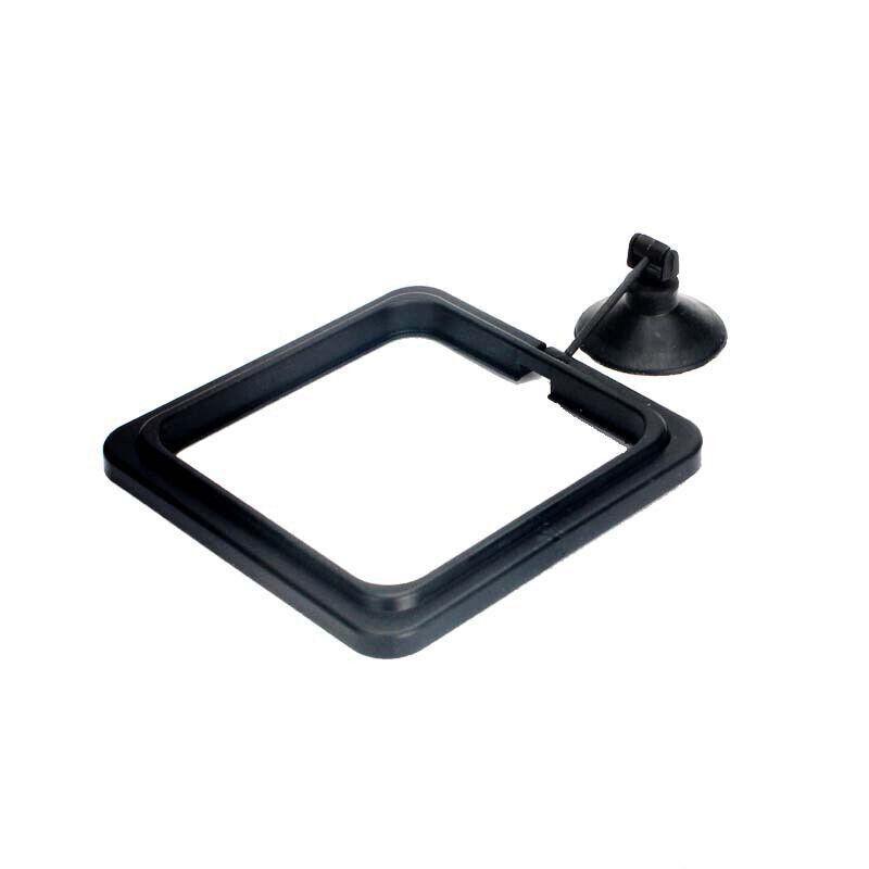 Aquarium Decor: Fish Feeding Ring Aquarium Fish Tank Feeder Floating Fish Food Feeder Fish Food Black - Black Circle
