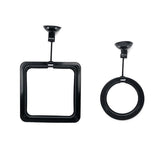 Aquarium Decor: Fish Feeding Ring Aquarium Fish Tank Feeder Floating Fish Food Feeder Fish Food Black - Black Square