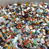 Arts & Crafts: Colorful Mixed Stone Crystal Chips - 100G Bulk Lot