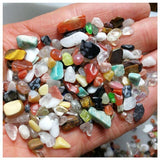 Arts & Crafts: Colorful Mixed Stone Crystal Chips - 100G Bulk Lot
