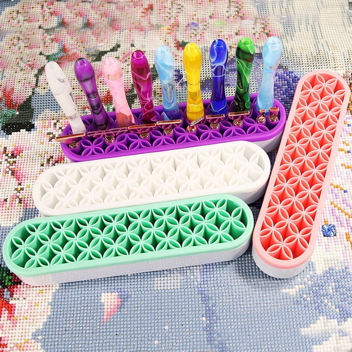 Storage Boxes: Silicone Makeup Organizer Cosmetic Storage Box Lipstick Brush Holder Desktop Box - Flesh Pink