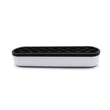 Storage Boxes: Silicone Makeup Organizer Cosmetic Storage Box Lipstick Brush Holder Desktop Box - Flesh Pink