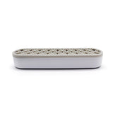 Storage Boxes: Silicone Makeup Organizer Cosmetic Storage Box Lipstick Brush Holder Desktop Box - Light Grey