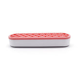 Storage Boxes: Silicone Makeup Organizer Cosmetic Storage Box Lipstick Brush Holder Desktop Box - Yellow