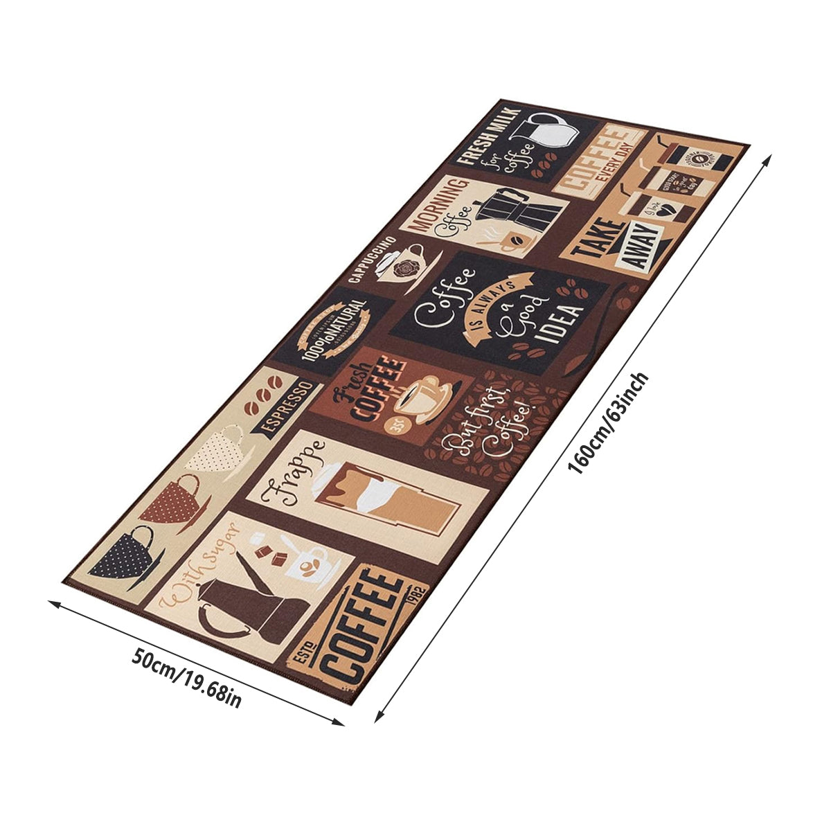 Bath Mats & Rugs: Printed Non Slip Door Floor Rug Mat Kitchen Bathroom Carpet Mat Water Absorbent