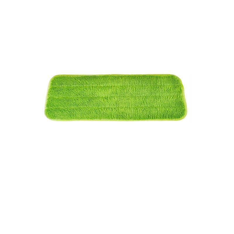 Commercial Cleaning Equipment: Replacement Microfiber Flat Mop Head Refill Floor Cleaning Pads Absorbent Cloths - Grey