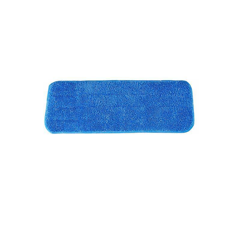 Commercial Cleaning Equipment: Replacement Microfiber Flat Mop Head Refill Floor Cleaning Pads Absorbent Cloths - Grey