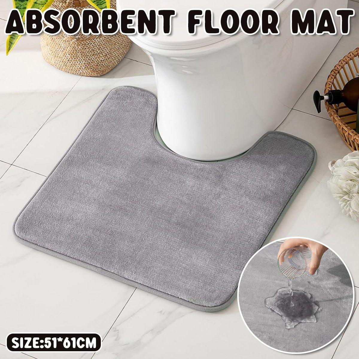 Bath Mats & Rugs: Water Absorbent Floor Mats for Home Doors Bedrooms Bathrooms Non Slip Mats