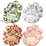Sofas & Sofa Beds: Cute Soft Seat Cushion Flower Shaped Lazy Sofa Pad for Office Chairs and Home Use - Green