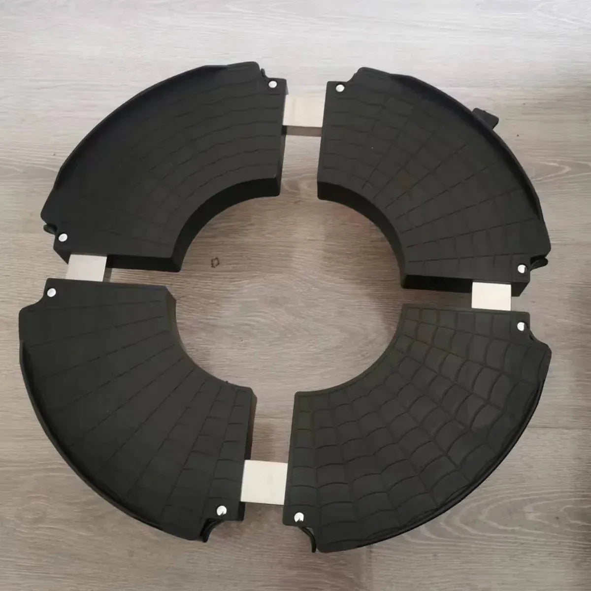 Plastic Round Retractable Plant Pot Tray Stand With Wheels Movable Durable