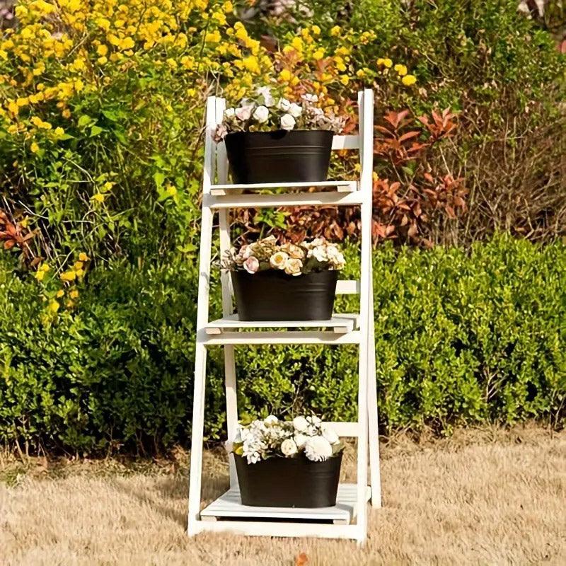 Garden Beds & Planters: 3pcs Double Hooks Hanging Planter Basket for Balcony Fence Outdoor Garden Pots