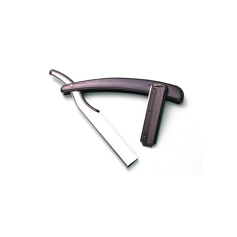 Makeup Brushes: Old Shaver Razor Eyebrow Knife Folding Manual Shaver Holder Home Salon Tool Au - Green+10PCS Blades