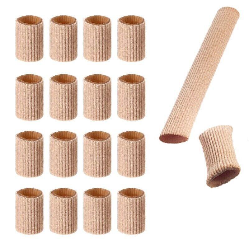 Foot Care: 5Pcs Silicone Tube Toe Gel Protector Corn Relief Foot Pain Soft Cushion Pad Cap