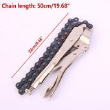 Hand Tools: Chain Clamp Pliers Tool Multi Functional Fixed Grip Forceps Repair Maintenance