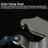 Hand Tools: Chain Clamp Pliers Tool Multi Functional Fixed Grip Forceps Repair Maintenance
