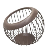 Storage Boxes: Creative Iron Melon Fruit Basket Capsule Holder Coffee Rack Dried Fruit Storage