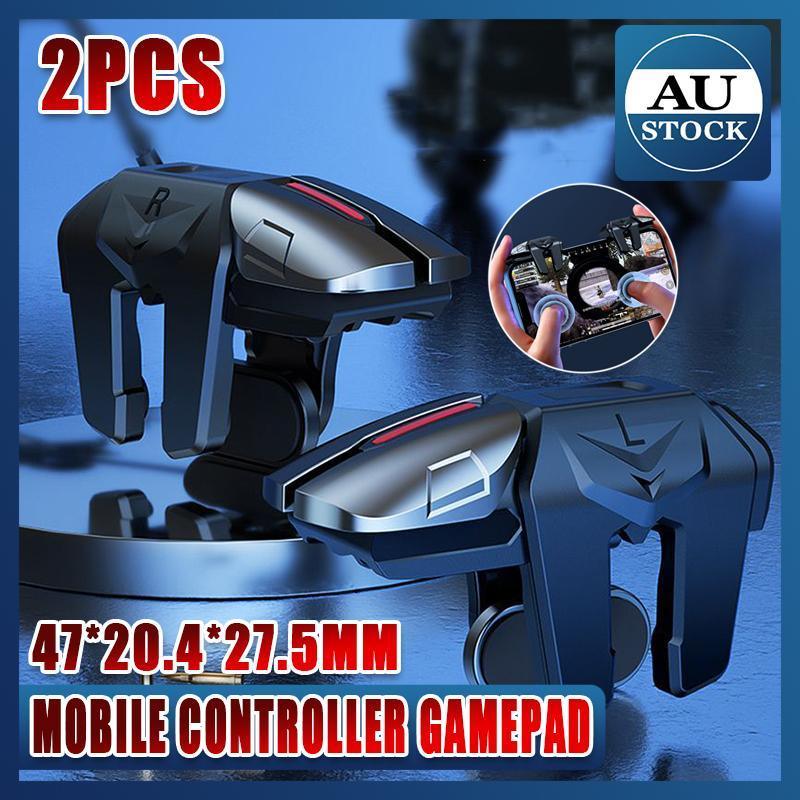 Video Games: 2PCS Mobile Gaming Triggers for PUBG COD Gamepad Controller for Android iOS