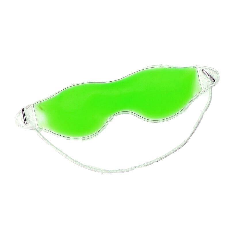 Wellness Accessories: Green Relaxing Gel Eye Mask Cold Pack Warm Hot Heat Ice Cool Pad Puffiness Headache - 2PCS