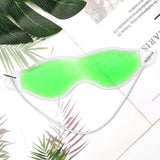 Wellness Accessories: Green Relaxing Gel Eye Mask Cold Pack Warm Hot Heat Ice Cool Pad Puffiness Headache - 2PCS