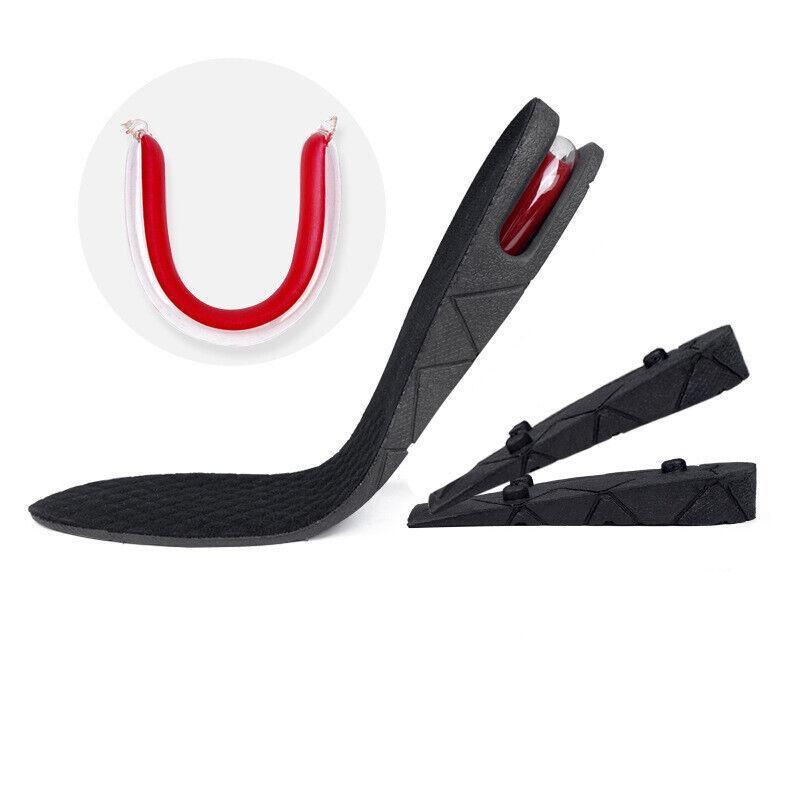 Foot Care: Air Cushion Height Increase Heel Gel Shoes Insoles Inserts Taller Lifts Pad Au