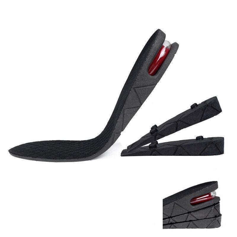 Foot Care: Air Cushion Height Increase Heel Gel Shoes Insoles Inserts Taller Lifts Pad Au