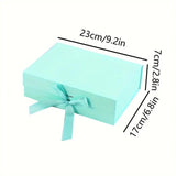 Jewellery Making Kits: 5X Medium Premium Gift Boxes with Ribbon Multi-Color Hamper Packaging Set - Orange