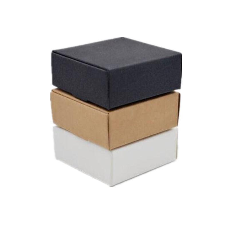 Postage Satchels & Boxes: 40x Paper Wedding Favour Boxes Party Favour Cookie Candy Soap Bomboniere boxes - White