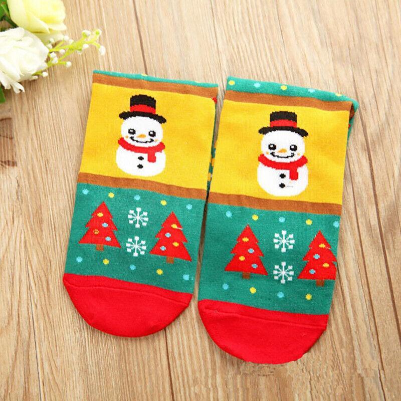 Foot Care: Christmas Socks Santa Reindeer Snowman Pattern Xmas Party Gift Stockings - Bear