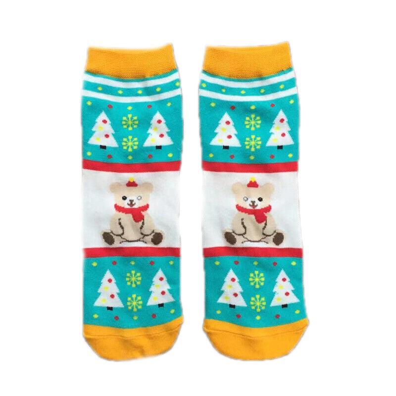 Foot Care: Christmas Socks Santa Reindeer Snowman Pattern Xmas Party Gift Stockings - Snowman