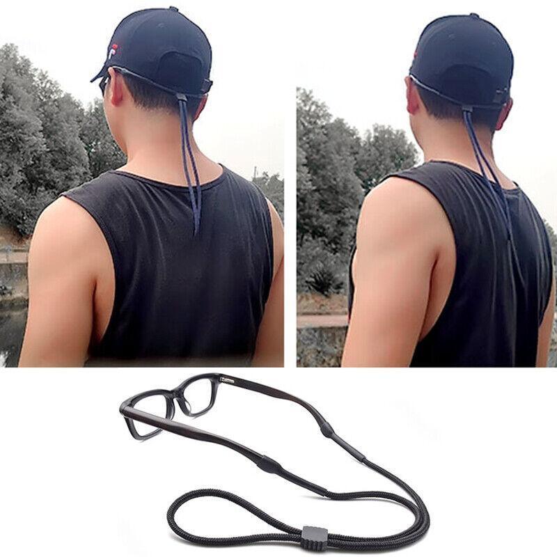 Men's Accessories: Glasses Lanyard Sports Comfortable Nylon Adjustable Spectacles Neck Strap Cord - Red