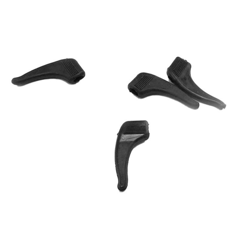Men's Accessories: Silicone Glasses Ear Hooks Anti Slip Grip Spectacle Holder Sports Temple Tips - Black