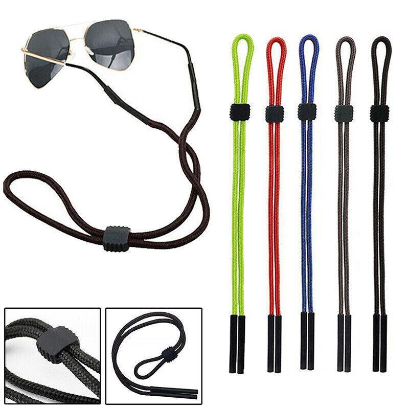 Men's Accessories: Reading Eyeglass Glasses Chain Cord Lanyard Sunglasses Neck Holder Sports Strap - Brown