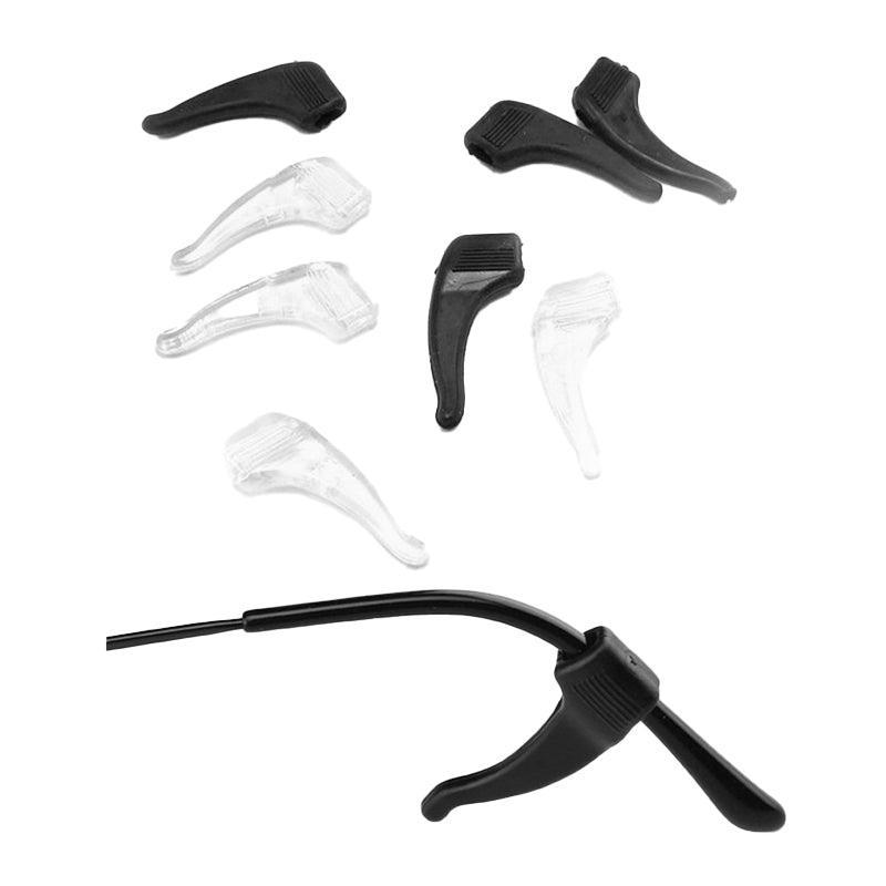 Men's Accessories: Silicone Glasses Ear Hooks Anti Slip Grip Spectacle Holder Sports Temple Tips - Clear