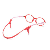 Men's Accessories: Silicone Glasses Strap and Ear Grip Set Eyeglasses Holder Cord with Hooks 20cm - Green