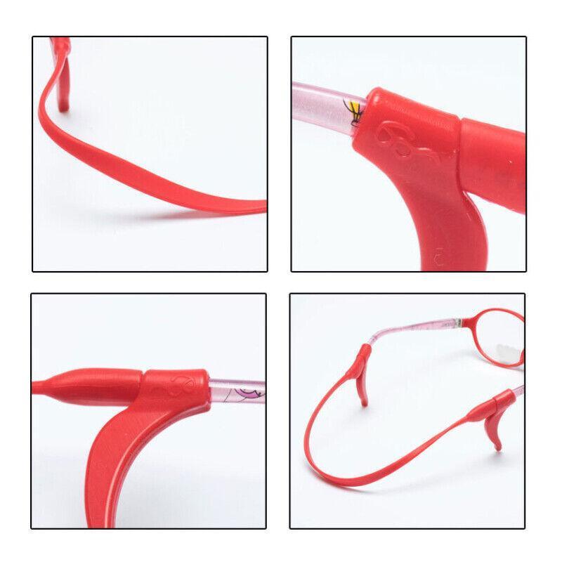 Men's Accessories: Silicone Glasses Strap and Ear Grip Set Eyeglasses Holder Cord with Hooks 20cm - Green
