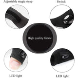 2PCS LED Light Fishing Gloves with Finger Flashlights for Outdoor Night Use