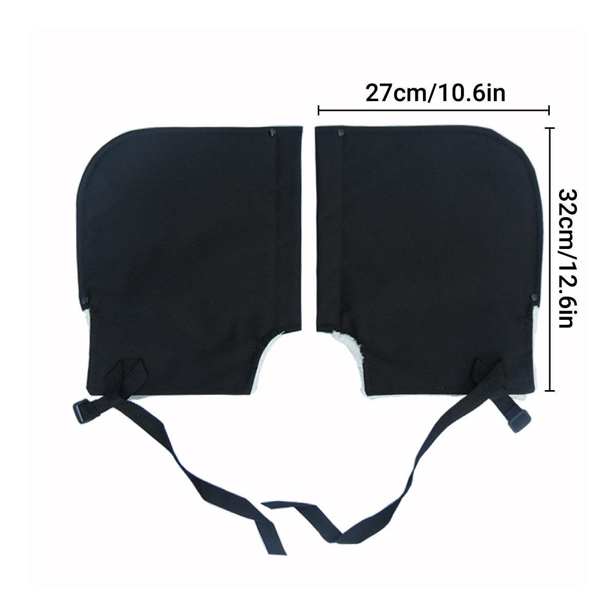 Motorcycle Handlebar Gloves Winter Windproof Riding Hand Covers Outdoor Warmer
