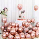 Balloons: Metallic Latex Balloons 12 Inch Chrome Party Balloons for Birthday Wedding Decoration - Gold 50PCS