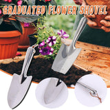 Gardening Tools: Stainless Steel Scale Spade Gardening Shovel Small Gardens Succulents Plant Tool