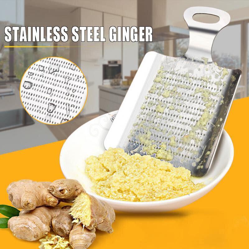 Kitchen Utensils: Practical Kitchen Ginger Wasabi Stainless Steel Garlic Grater Bento Mill Tool Au