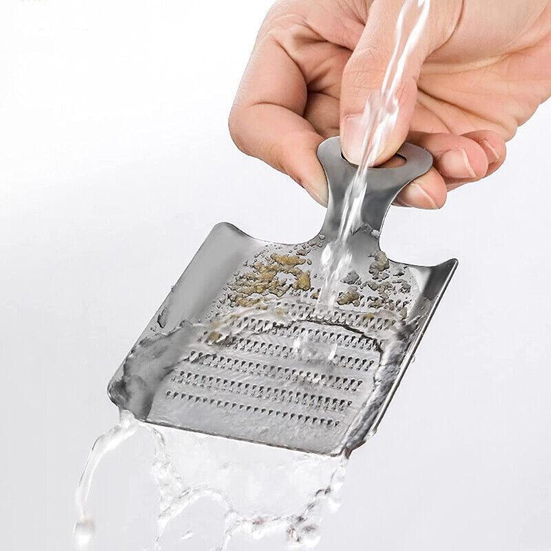 Kitchen Utensils: Practical Kitchen Ginger Wasabi Stainless Steel Garlic Grater Bento Mill Tool Au