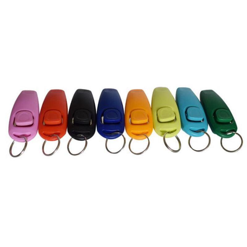 Dog Training Aids: Dog Whistle and Clicker Set for Training Stop Barking Obedience Tool Combo - Green