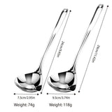 Kitchen Utensils: Oil Separator Spoon Kitchen Multifunctional Filter Household Hot Pot Soup Spoon - S