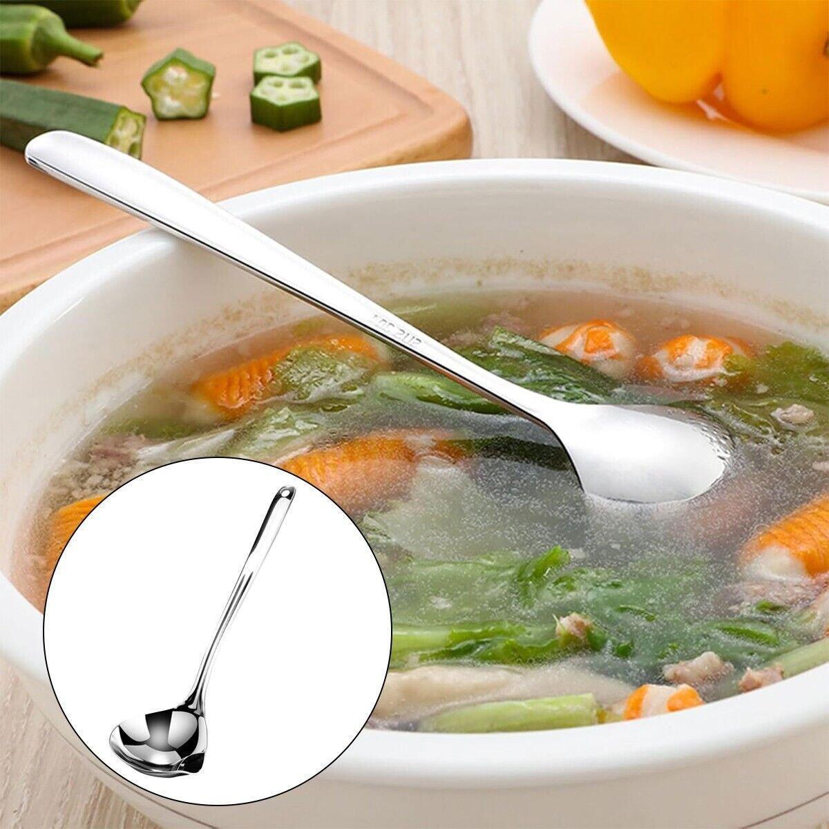 Kitchen Utensils: Oil Separator Spoon Kitchen Multifunctional Filter Household Hot Pot Soup Spoon - S