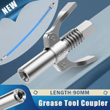 Automotive Repair & Speciality Tools: Grease Tool Coupler Heavy Duty Quick Lock Double Handle Leak-Free Grease Nozzle