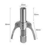 Automotive Repair & Speciality Tools: Grease Tool Coupler Heavy Duty Quick Lock Double Handle Leak-Free Grease Nozzle
