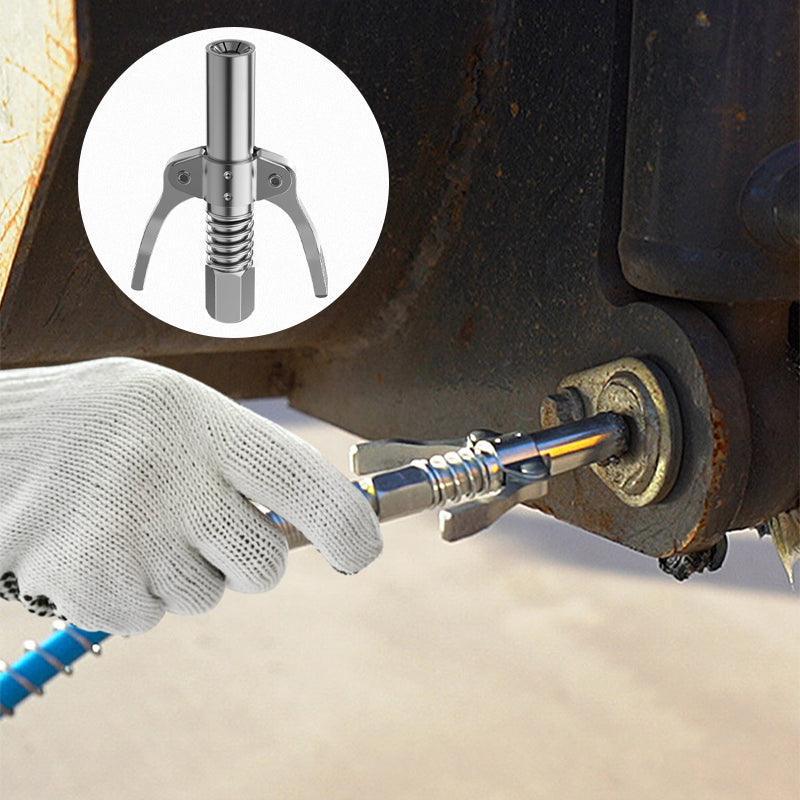 Automotive Repair & Speciality Tools: Grease Tool Coupler Heavy Duty Quick Lock Double Handle Leak-Free Grease Nozzle