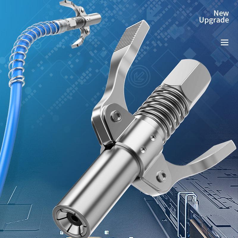 Automotive Repair & Speciality Tools: Grease Tool Coupler Heavy Duty Quick Lock Double Handle Leak-Free Grease Nozzle