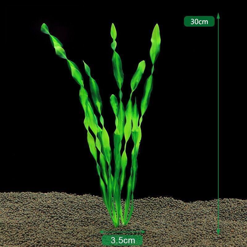 Aquarium Decor: 10PCS Artificial Plants Fish Tank Aquarium Aquatic Plants Simulated Water Grass